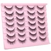 Wispy Lashes 12mm False Eyelashes Natural Look Short Fluffy Faux