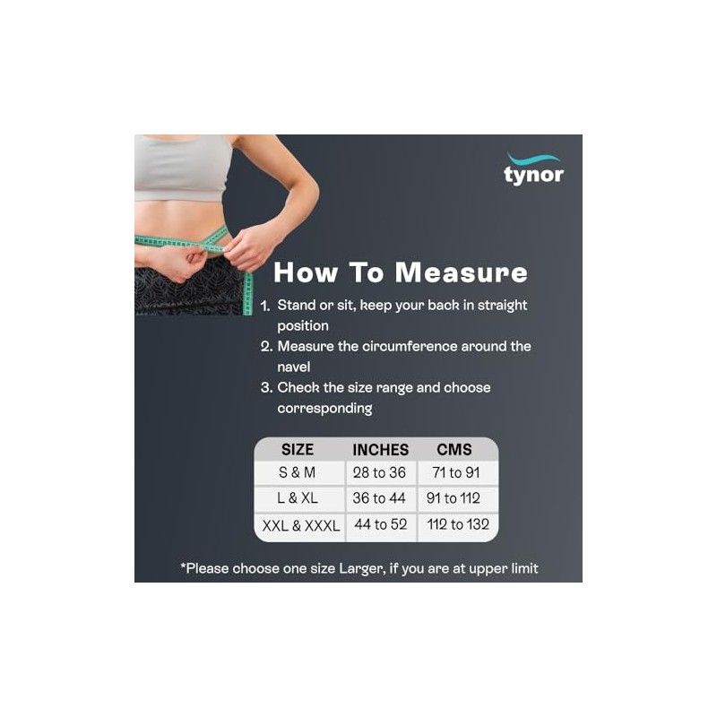 Tynor Lumbo Lacepull Brace, Grey, XXL, 1 Unit