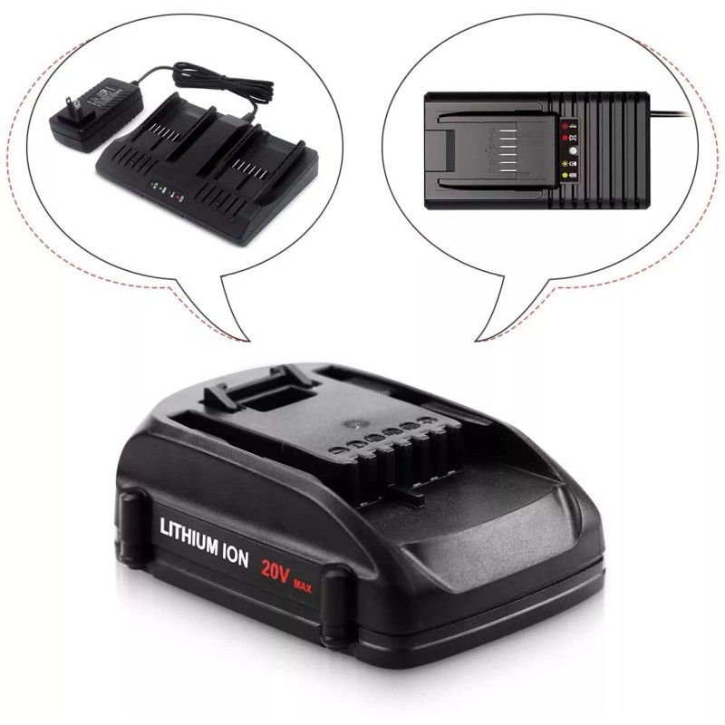 For Worx 2pack For WORX 20V MAX Extend Lithium Battery