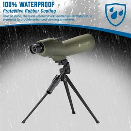 BARSKA Colorado Waterproof Spotting Scope Black
