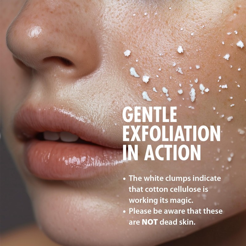 Ebanel Brightening Peeling Gel with Cotton Cellulose, Rice, Papaya, Centella,