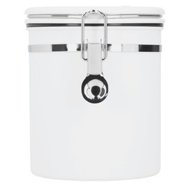 Stainless Steel Sealed Canister Coffee Flour Sugar Container Storage Jar with Release ValveM