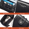 HUMERPAUL Mens Wallet Genuine Leather RFID Blocking Zipper Bifold Wallets