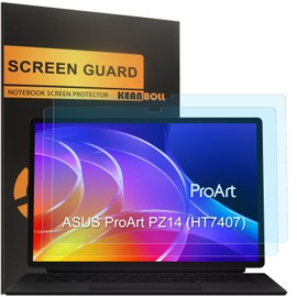 KEANBOLL 2 Pack Block Blue Light Screen Protector for 2026 New ASUS ProArt PZ14 (HT7407) 14-Inch Laptop, Anti Blue Light Glare and Anti Fingerprint (Matte) Shield