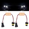 2PCS 50W LED Strobe Controller Continuous Strobe ABS Fog Light
