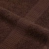 vidaXL Hand Towels, Set of 2, Brown, 50 x 100