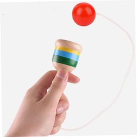 Toyvian 2pcs Children's Skills Cup Kidcraft Playset Kids Playset Cups for Kids Indoor Playset Cup and Balls Game for Children Toddler Wood Birthday Present Toy