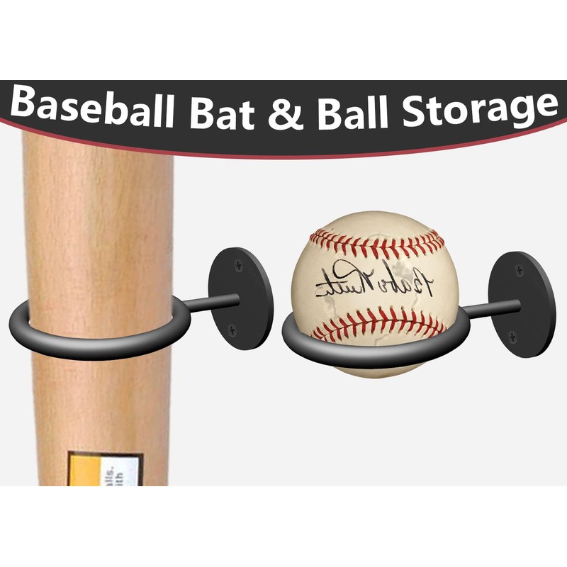 BIHOMIFI Baseball&Softball Display Memorabilia Holder Baseball Bat Storage Baseball Display