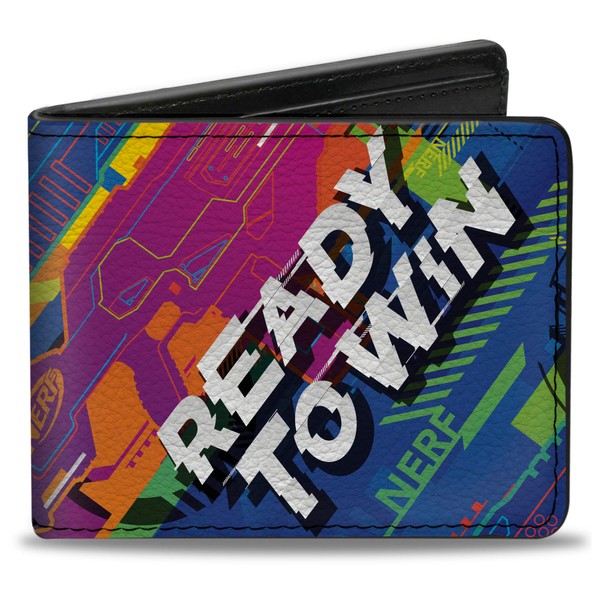 Buckle-Down Nerf Wallet, Bifold, Nerf Blasker Ready To Win Collage