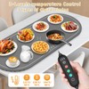 WOKALON Warming Mat for Food,(XXL 35”x15”),Extra Large Food Warmers for