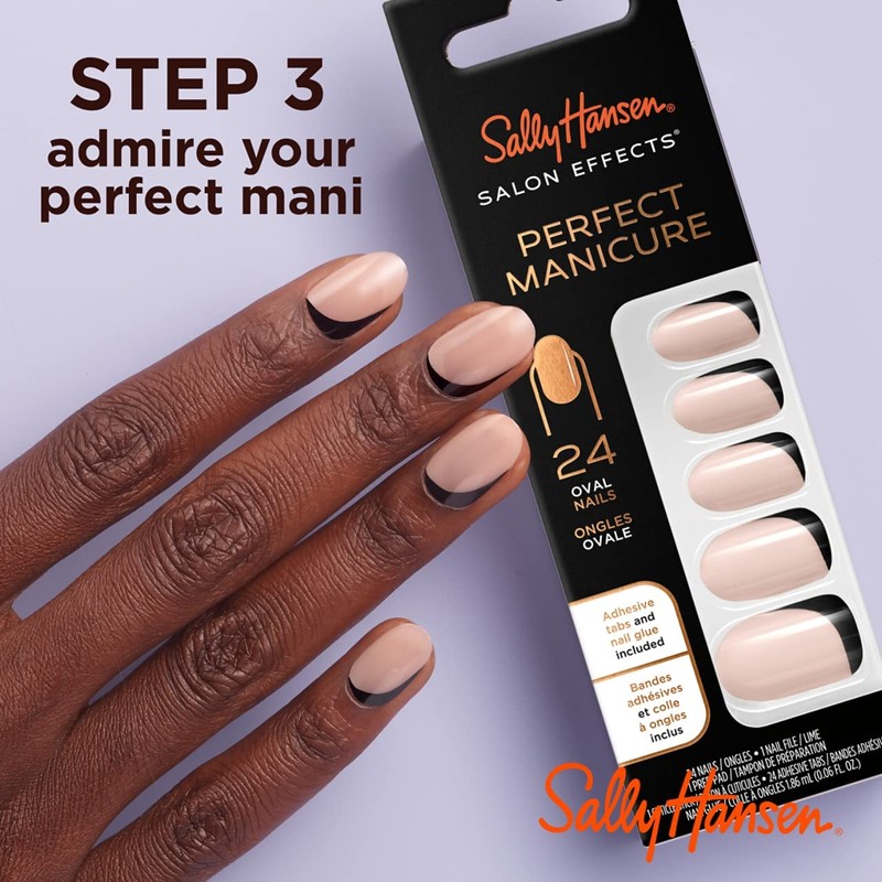 Sally Hansen Salon Effects® Perfect Manicure, French Twist, Press On