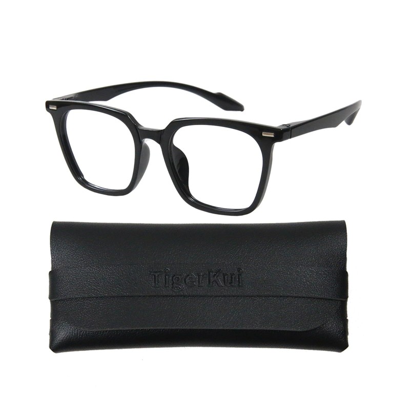 TigerKui blue light blocking glasses (Gloss-Black)