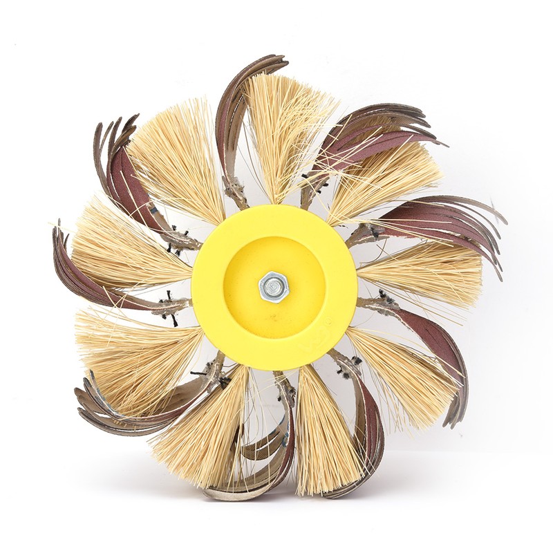 Sisal Buffing Wheel Manual Electric Drill Sisal Emery Cloth Polishing