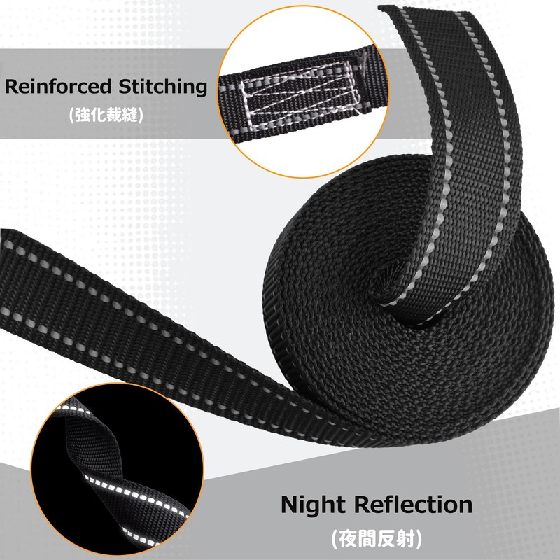 Azarxis Ratchet Belt, Lashing Belt, Tie Down Belt, Break 800