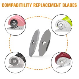 VLOXO Replacement Rotary Blades Compatible with VLOXO AT001 Cordless Electric Scissors Electric Cutter Blades(1-1/2")