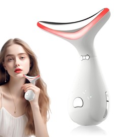 Face Massager Against Wrinkles, EMS Face Massager with 3 Modes, Face Beauty Device, 45°C V Face Beauty Meter Face Device for Skin Tightening & Lifting Women Men