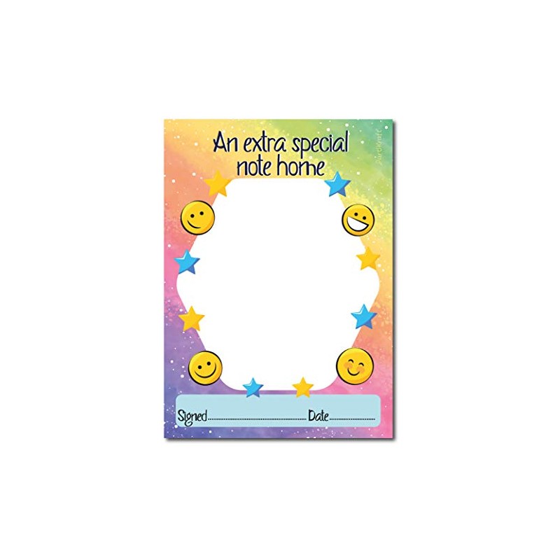 E moji Special Note Home - Teachers Reward Certificate Notepad