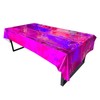 OQOQ Iridescent Table Cloths (2 Packs，Hot Pink) - 137x274cm Rectangular