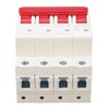 4P Miniature Circuit Breaker DIN Rail Mounting Overload Protection Switch