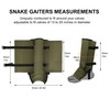 MDSTOP Snake Gaiters Leg Guards, Waterproof Snake Guards, Adjustable Snake