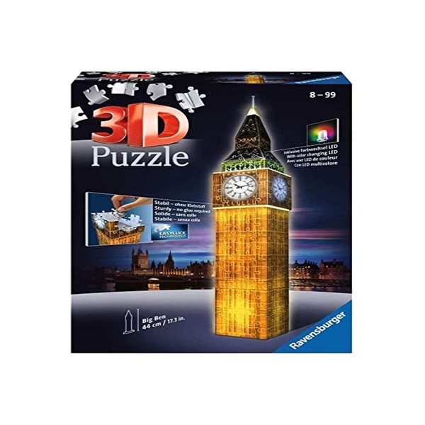 Ravensburger Big Ben - Night Edition - 216 Piece 3D