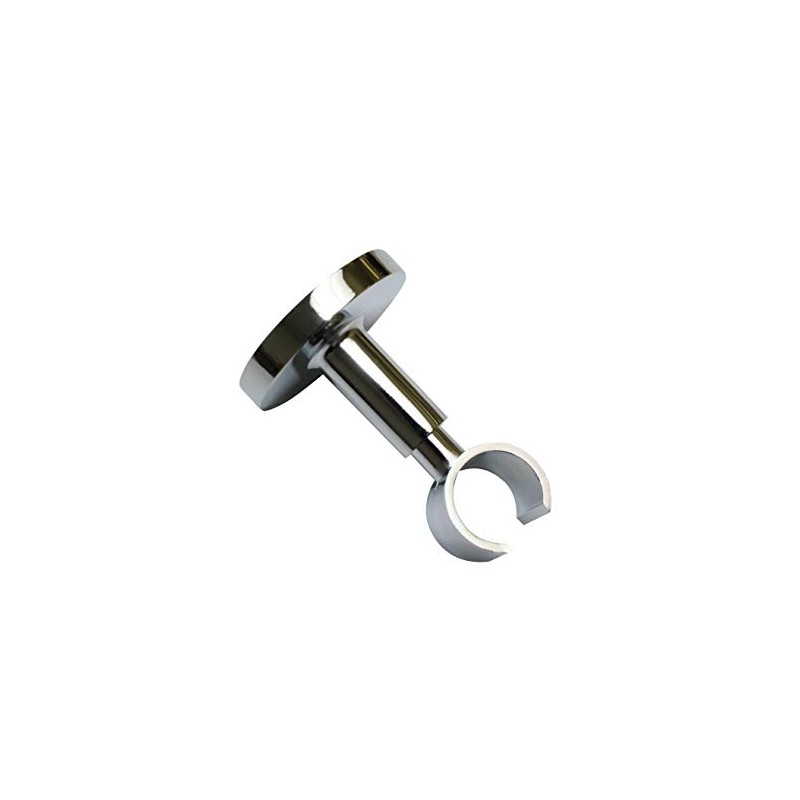 GARDINIA Ceiling Support for Curtain Rod, with Metal Mounting Plate,