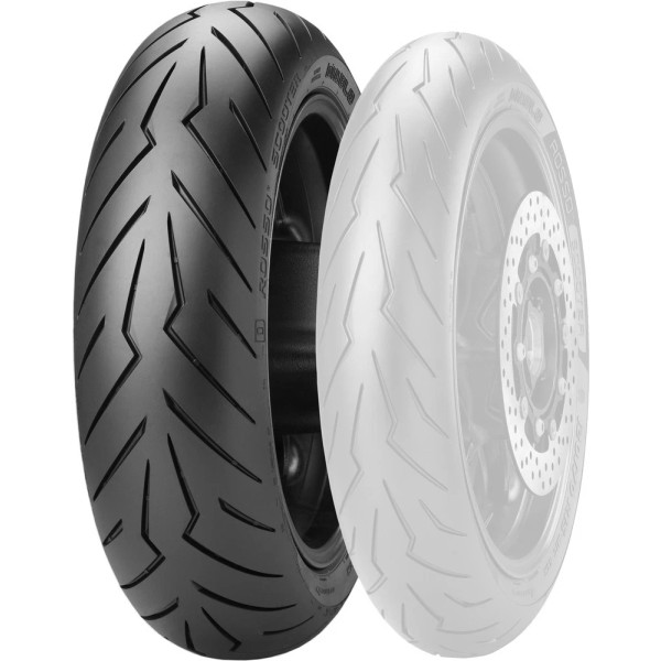 PIRELLI DIABLO ROSSO SCOOTER - 130/70/12 62P TL Reinforced