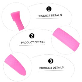 FOMIYES 10 Pairs Cuticle Nipper Handle Sleeve Nail Tools Nail Trimmer Manicure Tools Nail Cutter Handle Cover Cuticle Nipper Handle Cover Cuticle Scissor Handle Cover Silica Gel Pedicure