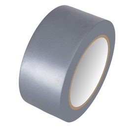 GTSE 2 inch x 108 ft Gray PVC Vinyl Floor Tape, Safety Marking Tape, 6 mil Thick, Suitable for Dance Floors, Gyms, Warehouses, Sports Facilities