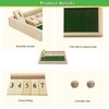 Shut the Box Game 2 Player, Wooden Table Dice Game