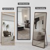 Niccy 65"x22" Full Length Mirror with Wooden Frame, Large Floor