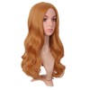 MapofBeauty 22 Inch/55cm Fashion Long Synthetic Fiber Curly Hair Middle