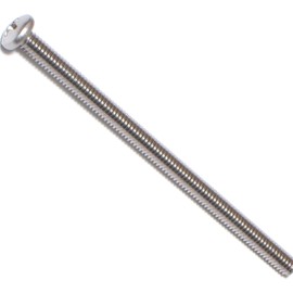 Hard-to-Find Fastener 014973199524 Phillips Pan Machine Screws, 8-32 x 3-Inch, 25-Piece