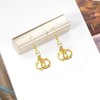 YISXVD Handcuff Earrings for Women Punk Funny Cute Handcuffs Shape