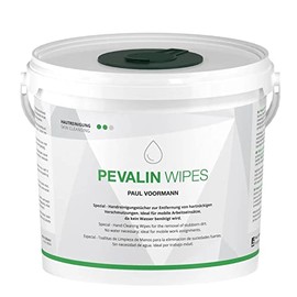 Pevalin Wipes Special Hand Cleaning Wipes with Intensive Effect, 150 Wipes per Bucket, Pack of 4