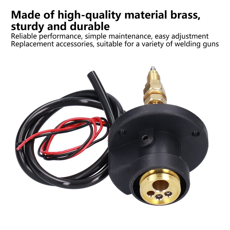 CO2 MIG Welding Panel Socket Socket Brass Euro Central Plug