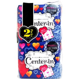Uni Charm Center In Fluffy Type, For Many Days And Nights, 10 Sheets x 2 Packs x 3 Pieces