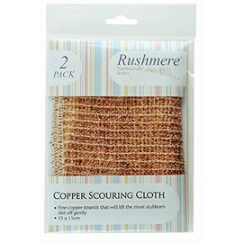 Rushmere Copper Cloth 15x15cm 2 Pack X 2