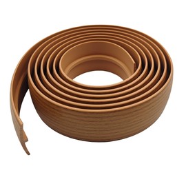 ZEYUE Flexible PVC T-Molding Transition Strips for Hard Wood Floor,Laminate,Tile,LVP. Vinyl Flooring Edging Trim 118" L × 1.97" W,Wood Grain B