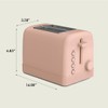 bella 2 Slice Toaster, 6 Setting Shade Control w Reheat,