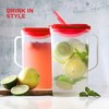 Red 50 Oz. Plastic Pitcher Set of 2 | Fridge