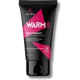 Atika Power WARM UP Crema Corporal Termogenica Ejercicio Efectivo y Seguro Potente Balsamo Energizante con Cafeina Termogenico Mejora el Rendimiento Cada Entrenamiento.