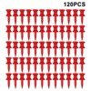 Golf Tees Plastic Driver, 120 Pieces Red Plastic Golf Tees,