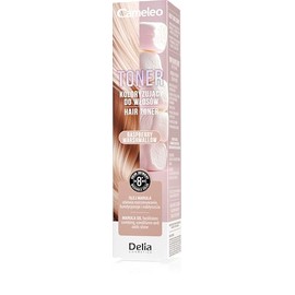 Cameleo - Hair Colouring Toner Raspberry Marshmallow, Wash-Out Ammonia-Free Hair Toner, Refreshes Colour and Adds Shine, With Marula Oil and Lactic Acid, Up to 8 Washes, 100 ml