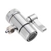 Sliver Faucet Adapter Diverter Valve Counter Top Water Filter 1/4"