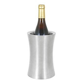 Oenophilia Barrow Wine Chiller, Stainless Steel, Modern Wine Cooler, Keeps Wine & Champagne Cold for Hours