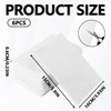 6PCS White Scrub Pads 4x6 Inch - Non Scratch Scouring