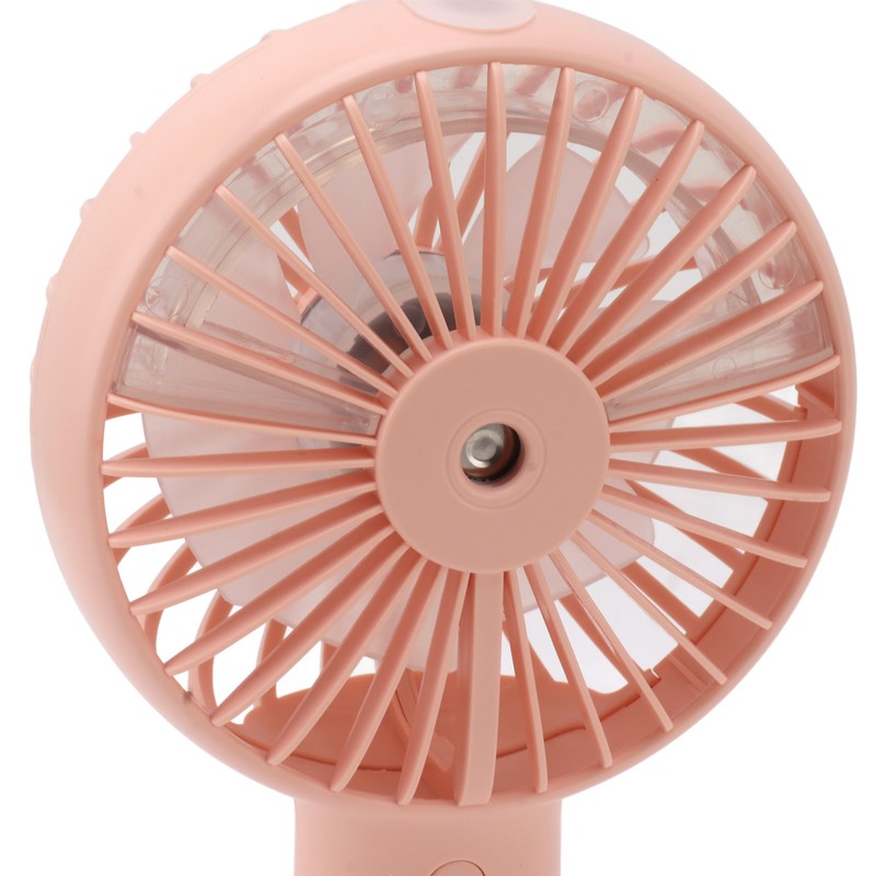 Handheld Misting Fan Quiet 2000mAh 3 Wind Speed 2 Spray