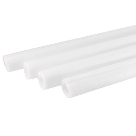 sourcing map Pack of 4 Foam Sponge Protective Covers 1000 mm/3.28 ft25 mm (1 Inch) for Pipe Insulation
