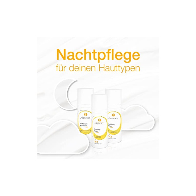AESTHETICO hydrating cream - Hautdurchfeuchter, Pflegecreme f黵 trockene und emfindliche